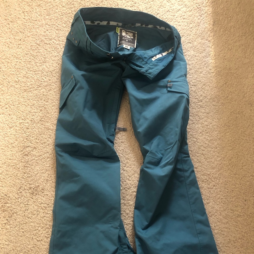 Burton White Collection snowboard pants Medium